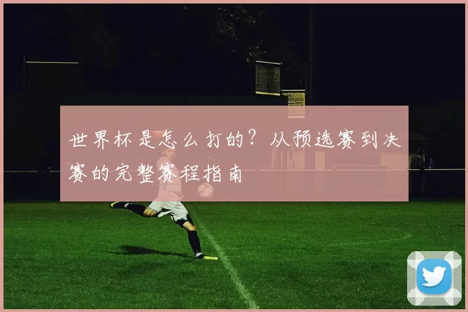 世界杯是怎么打的？从预选赛到决赛的完整赛程指南
