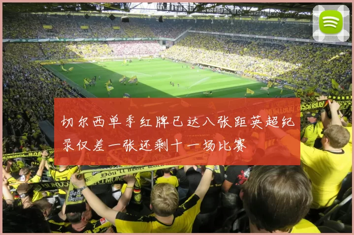 切尔西单季红牌已达八张距英超纪录仅差一张还剩十一场比赛